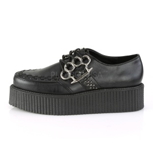 Ecopelle 5 cm V-CREEPER-516 Scarpe Creepers da Uomo