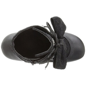 Ecopelle 9,5 cm DemoniaCult GLAM-200 lolita gotico stivaletti