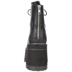 Ecopelle 9,5 cm DemoniaCult RANGER-102 stivaletti con plateau gotico