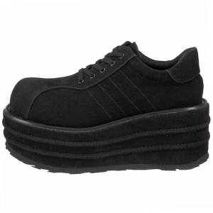 Ecopelle 9 cm TEMPO-08 Scarpe Gotico da Uomo Plateau
