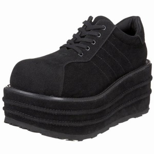 Ecopelle 9 cm TEMPO-08 Scarpe Gotico da Uomo Plateau