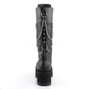 Ecopelle DemoniaCult RANGER-303 Stivali Stringati da Uomo