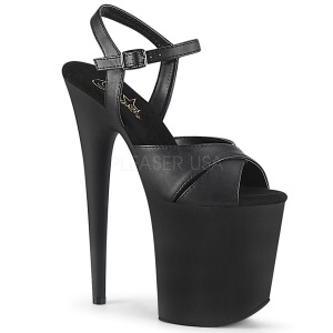Ecopelle plateau 20 cm FLAMINGO-816 tacco alto pleaser