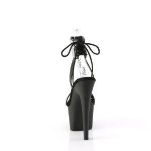 Ecopelle strass 18 cm ADORE-770 Sandali piattaforma con polsino alla caviglia
