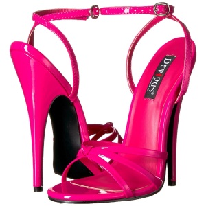 Fuchsia 15 cm DOMINA-108 fetish high heeled shoes