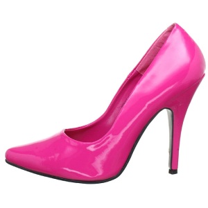 Fucsia Vernice 13 cm SEDUCE-420 scarpe dcollet a punta