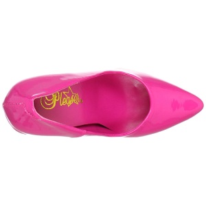 Fucsia Vernice 13 cm SEDUCE-420 scarpe dcollet a punta