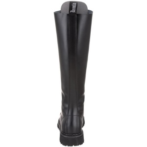 Genuine leather RIOT-20 demonia boots - unisex steel toe combat boots