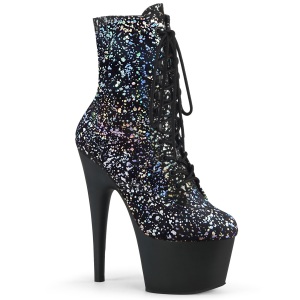 Glitter 18 cm ADORE-1020SPLAT Exotic pole dance ankle boots