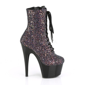 Glitter 18 cm Pleaser ADORE-1020LG Pole dancing ankle boots