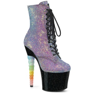 Glitter 18 cm UNICORN-1020G stivaletti da pole dance