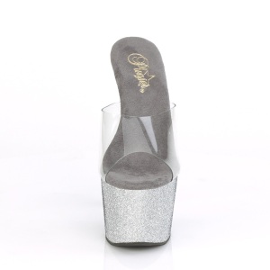 Glitter platform 18 cm ADORE-701OMBRE Exotic stripper high heel mules