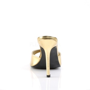 Gold 10 cm CLASSIQUE-01 womens mules shoes