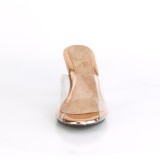 Gold 8 cm BELLE-301 transvestite shoes