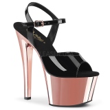 Gold chrome platform 18 cm SKY-309 pleaser high heels shoes