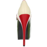 Green Beige 14,5 cm Burlesque TEEZE-43 Womens Shoes with High Heels