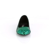 Green MERMAID-21 ballerinas flat womens shoes