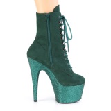 Green glitter 18 cm ADORE-1020FSMG Exotic pole dance ankle boots