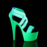 Green neon 18 cm Pleaser ADORE-769UV Pole dancing high heels shoes