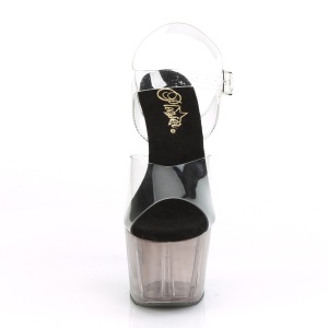 Grigio trasparente 18 cm ADORE-708T scarpe exotic pole