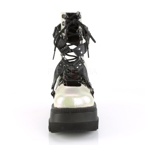 Hologram 11,5 cm SHAKER-56 lolita ankle boots wedge platform