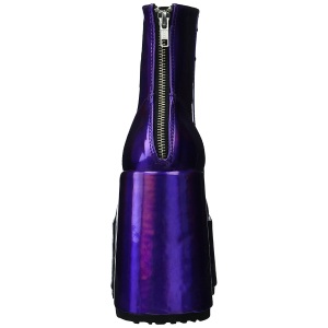 Hologram 13 cm DEMONIA CAMEL-203 chunky goth ankle boots