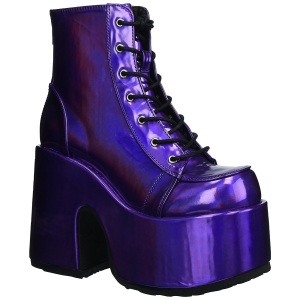 Hologram 13 cm DEMONIA CAMEL-203 chunky goth ankle boots