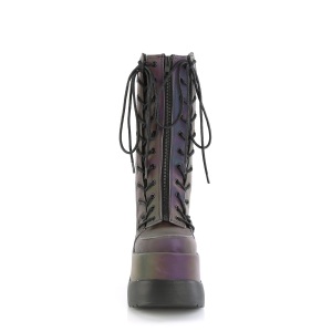 Hologram 13 cm VOID-118 demonia knee boots wedges platform