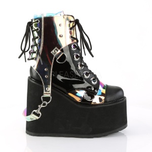 Hologram 14 cm SWING-115 lolita ankle boots wedge platform