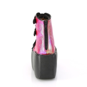 Hologram 9 cm VIOLET-150 open toe ankle booties