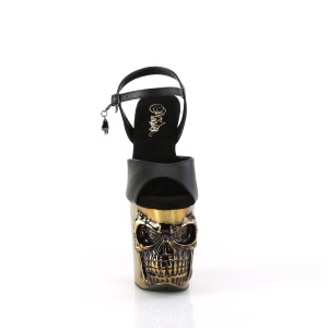 LED Plateau cranio 20 cm scarpe tacco alto cromo - copper