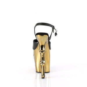 LED Plateau cranio 20 cm scarpe tacco alto cromo - copper