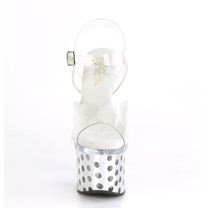 LED light platform 18 cm DISCOLITE-708DOTS exotic pole dance high heel sandals
