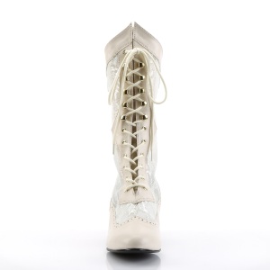 Lace fabric cream 5 cm DAME-115 Victorian ankle boots vintage