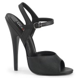 Leatherette 15 cm DOMINA-109 high heeled sandals