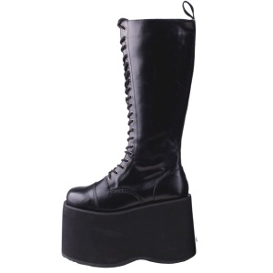 Leatherette 15 cm MEGA-602 Platform Mens Gothic Boots