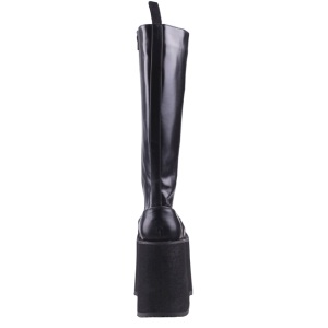 Leatherette 15 cm MEGA-602 Platform Mens Gothic Boots