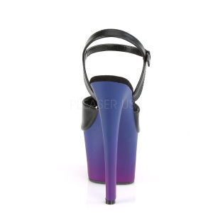 Leatherette 18 cm SKY-309BP platform pleaser sandals