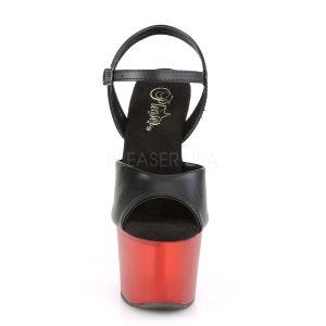 Leatherette 18 cm SKY-309T platform pleaser sandals