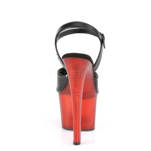 Leatherette 18 cm SKY-309T platform pleaser sandals