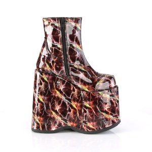 Leatherette 18 cm SLAY-204LBH lolita ankle boots platform