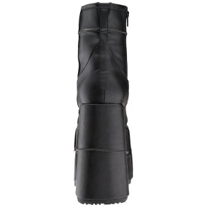 Leatherette 18 cm STACK-201 Platform Mens Gothic Ankle Boots