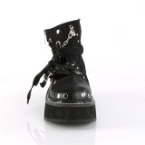 Leatherette 5 cm EMILY-317 lolita ankle boots platform