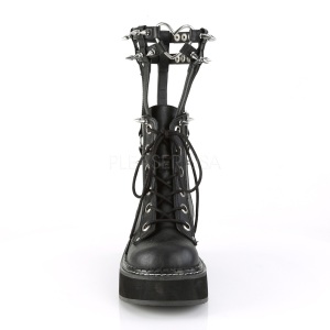Leatherette 5 cm EMILY-357 lolita ankle boots platform