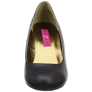 Leatherette 7,5 cm KIMBERLY-08 big size pumps shoes