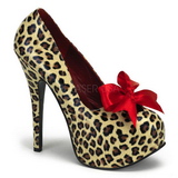 Leopard 14,5 cm Burlesque TEEZE-12 Womens Shoes with High Heels