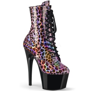 Leopard glitter 18 cm ADORE-1020LP2 Pole dancing ankle boots