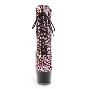 Leopard glitter 18 cm ADORE-1020LP2 Pole dancing ankle boots