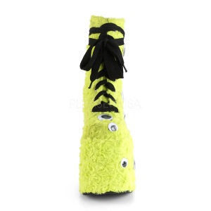 Limette Pelliccia 18 cm SLAY-206 stivaletti lolita con plateau