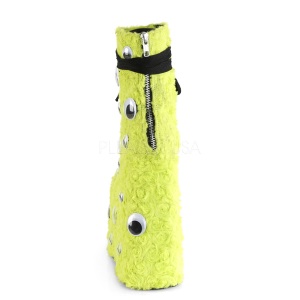 Limette Pelliccia 18 cm SLAY-206 stivaletti lolita con plateau